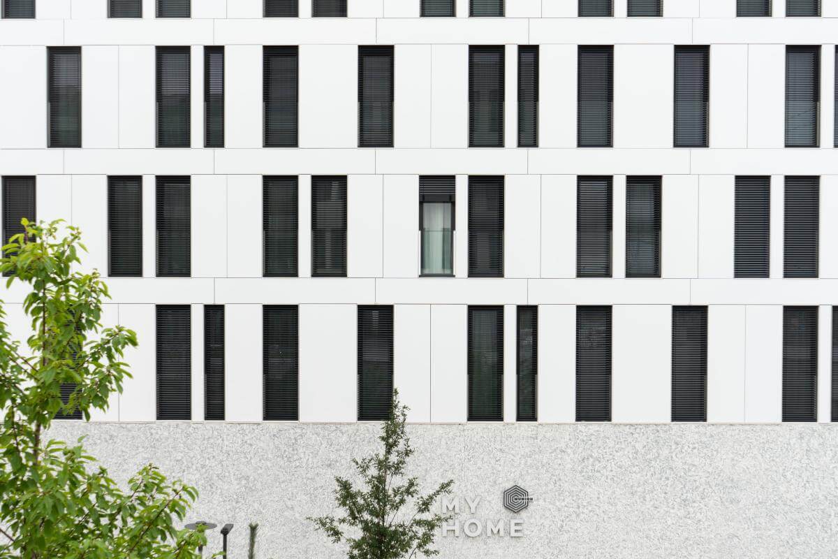 Aluminium verbundplatten fassade Hotel Deutschland